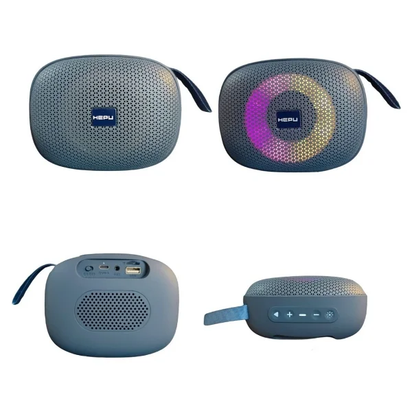 Hepu HP-S08 Mavi Bluetooth Hoparlör - Görsel 2