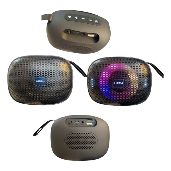 Hepu HP-S08 Mavi Bluetooth Hoparlör - Görsel 6