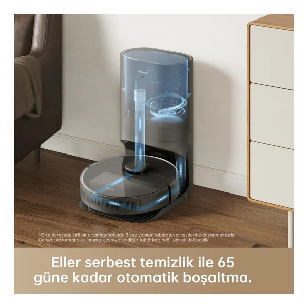 Dreame Bot D10s Plus Çöp İstasyonlu Akıllı Robot Süpürge - Görsel 2