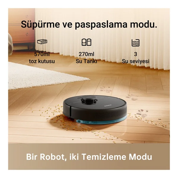 Dreame Bot D9 Max Akıllı Robot Süpürge - Görsel 3