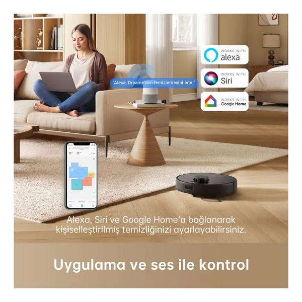 Dreame Bot D9 Max Akıllı Robot Süpürge - Görsel 5