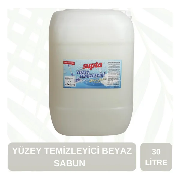 Supta Beyaz Sabun Kokulu Sıvı Yüzey Temizleyici 30 Lt - Görsel 2