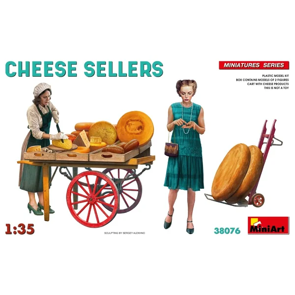 Miniart 38076 1:35 1:35 Peynir Satıcıları - Görsel 6