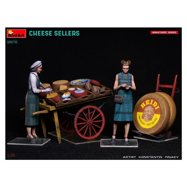 Miniart 38076 1:35 1:35 Peynir Satıcıları - Görsel 3