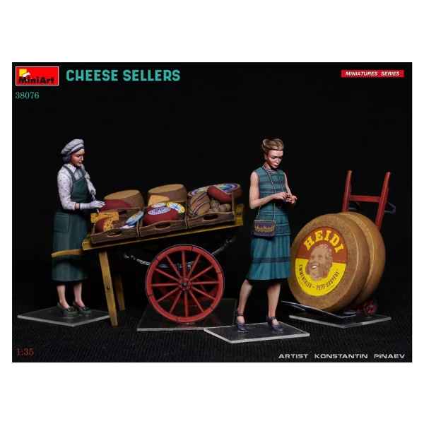 Miniart 38076 1:35 1:35 Peynir Satıcıları - Görsel 5
