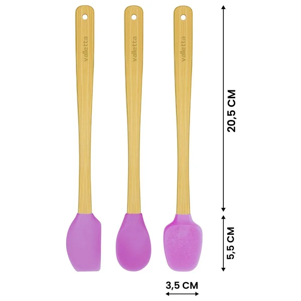 Valletta İndigo 26 cm 3'lü Spatula Seti - Görsel 7