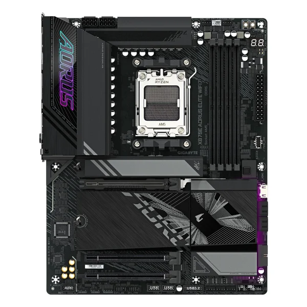 Gigabyte X870e Aorus Elite Wıfı7 AMD Am5 DDR5 Atx Anakart - Görsel 5
