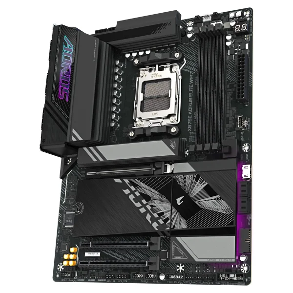 Gigabyte X870e Aorus Elite Wıfı7 AMD Am5 DDR5 Atx Anakart - Görsel 2