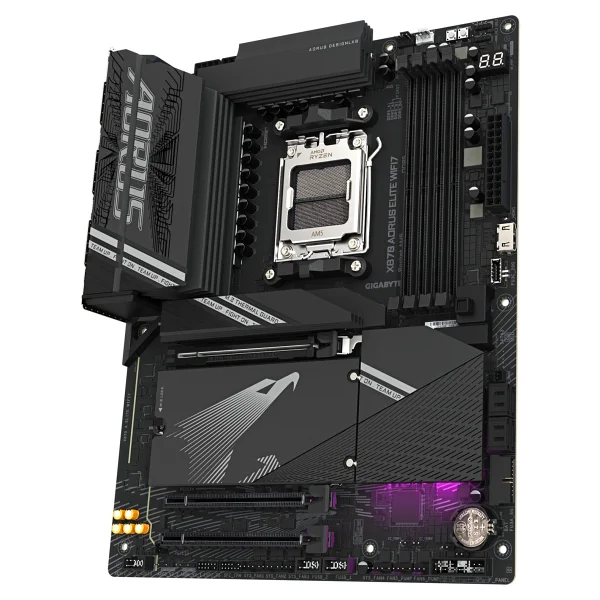 Gigabyte X870 Aorus Elite Wıfı7 AMD Am5 DDR5 Atx Anakart - Görsel 2