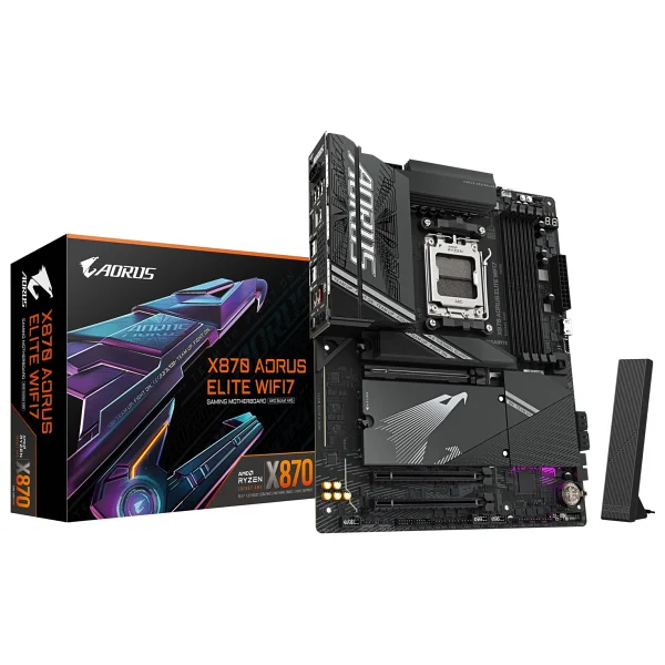 Gigabyte X870 Aorus Elite Wıfı7 AMD Am5 DDR5 Atx Anakart - Görsel 3