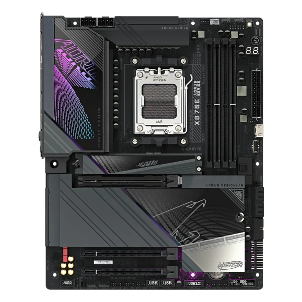 Gigabyte X870e Aorus Master Wi-Fi AMD Am5 DDR5 Atx Anakart - Görsel 3