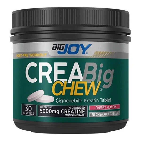 Bigjoy Creabig Chew 120 Tablet Kreatin - Görsel 4