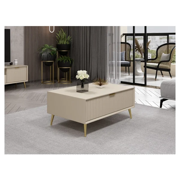 Minar Kale Luxe Orta Sehpa - Kumtaşı - Görsel 3