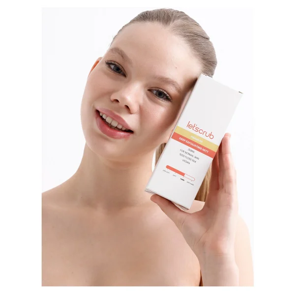 Let'scrub Premium Banyo Kesesi Turuncu Zebra Model Peeling Eldiveni %100 Floş Ipek Normal Ciltler İçin Kese - Görsel 3