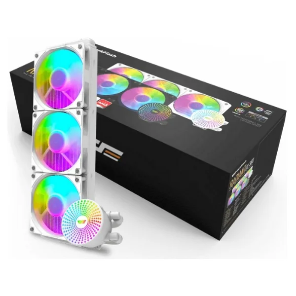 Darkflash Radiant Dc-360 Argb Beyaz 360 Mm İşlemci Sıvı Soğutucu - Görsel 9