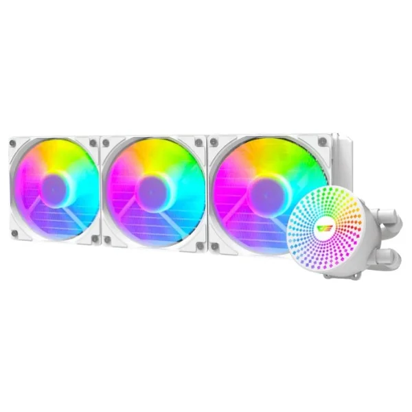 Darkflash Radiant Dc-360 Argb Beyaz 360 Mm İşlemci Sıvı Soğutucu - Görsel 2