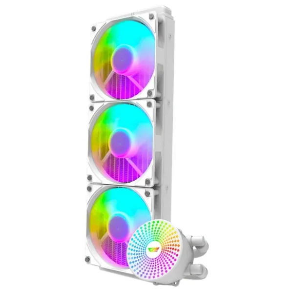 Darkflash Radiant Dc-360 Argb Beyaz 360 Mm İşlemci Sıvı Soğutucu - Görsel 3