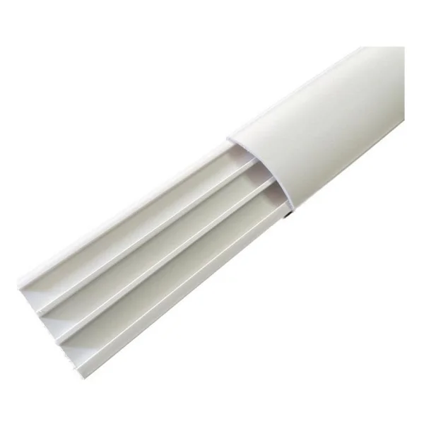 Sert Plastik 50x12 Balık Sırtı Kablo Kanalı Yapışkanlı 2 Mt Beyaz - Görsel 3