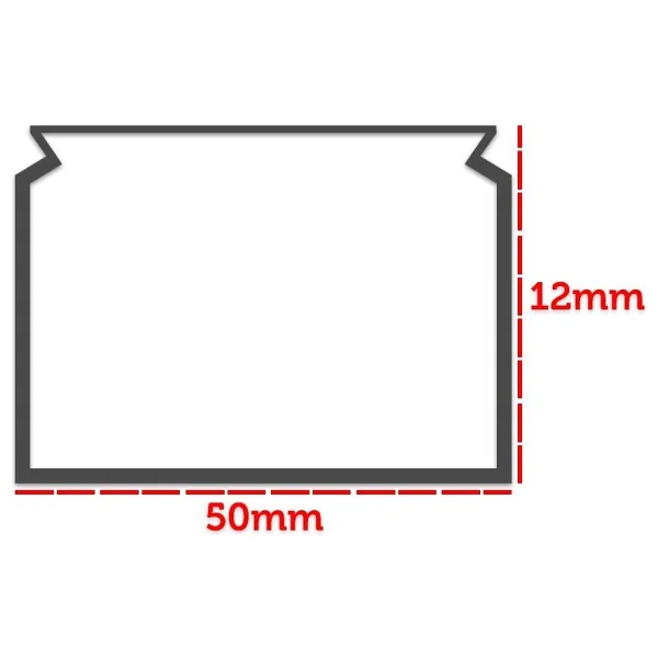 Sert Plastik 50x12 Balık Sırtı Kablo Kanalı Yapışkanlı 2 Mt Beyaz - Görsel 2