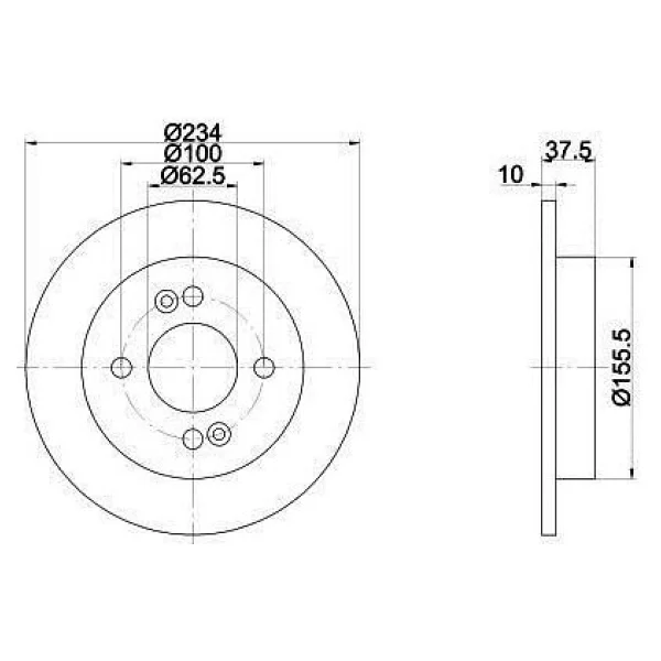 Hyundai İ10 Arka Fren Diski (2008-2011) 1.1 5841107500 - Görsel 9