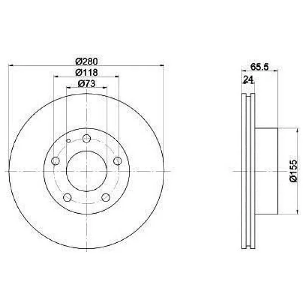 Fiat Ducato Ön Fren Disk (2001-2006) 2.0 Jtd 1300501080 - Görsel 9