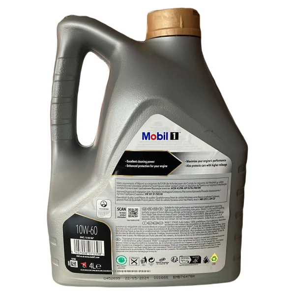 Mobil 1 Racing Formula 10w-60 4 Lt Motor Yağı - Görsel 2