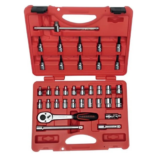 İzeltaş 14000005135 3/8'' 35 Parça Altı Köşe Lokma Takımı - Görsel 2
