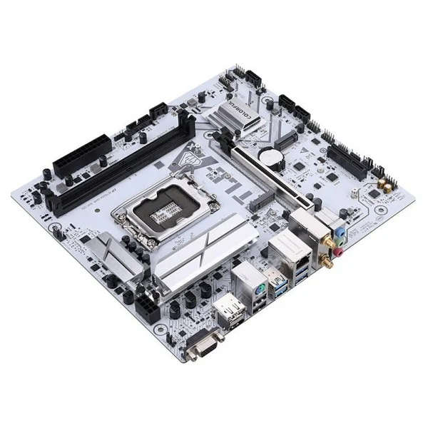 Colorful BATTLE-AX B760M-G White Wi-Fi D5 V20 Intel LGA1700 DDR5 Micro ATX Anakart - Görsel 5