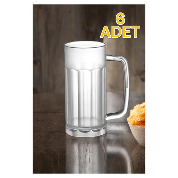 İstanbul Horeca 6 Adet Kırılmaz, Çizilmez, Yıkanabilir PC Arjantin Ayran Ve Bira Bardağı 560 Ml - Görsel 6