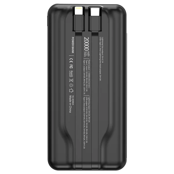 Buff Bp18 Siyah 20000 mAh Powerbank - Görsel 2