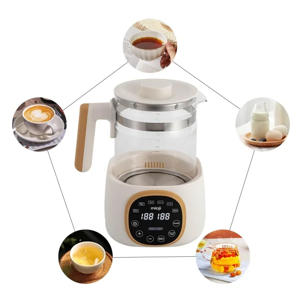 Mioji Mio K99 Çok Fonksiyonlu 600 W 1.3 Lt Cam Kettle - Görsel 6