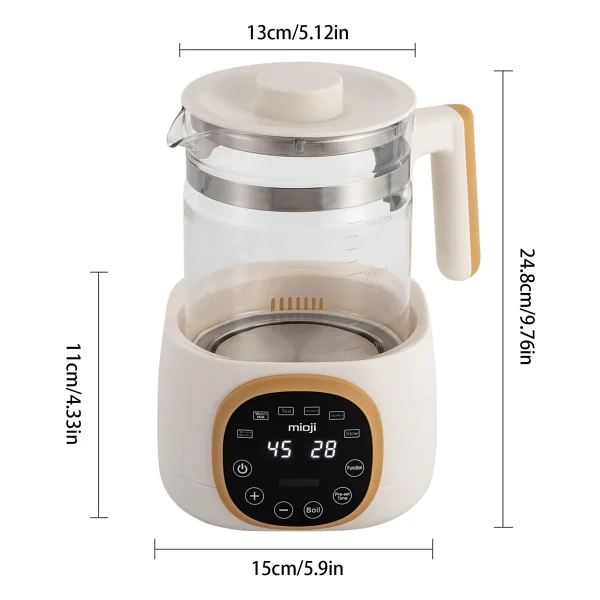 Mioji Mio K99 Çok Fonksiyonlu 600 W 1.3 Lt Cam Kettle - Görsel 7