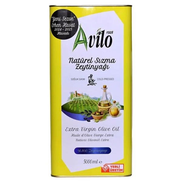 Avilo Soğuk Sıkım Natürel Sızma Zeytinyağı 5 Lt - Görsel 2