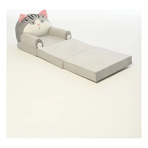 Pufu Toys Portatif, Yıkanabilir, Katlanabilir Peluş Çocuk Koltuğu 120 Cm - Sarı - Görsel 4