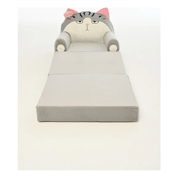 Pufu Toys Portatif, Yıkanabilir, Katlanabilir Peluş Çocuk Koltuğu 120 Cm - Sarı - Görsel 5