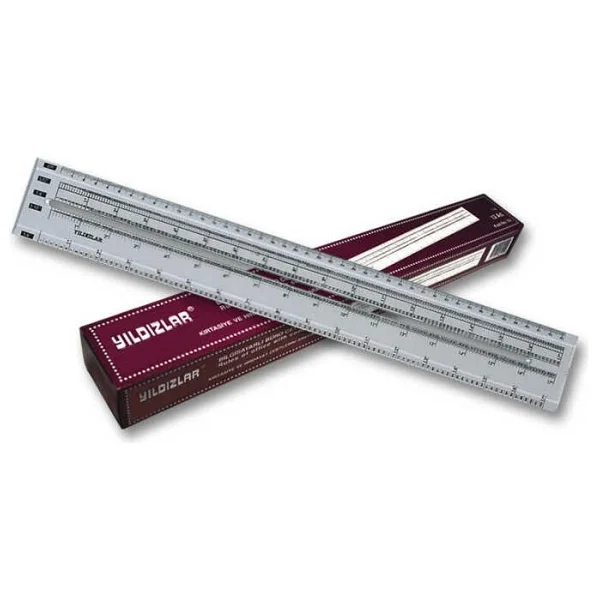 Yıldızlar Bilgisayar Program Ve Büro Cetveli 43 Cm - Görsel 2