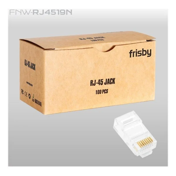 Frisby Fnw-Rj4519n Rj45 100'lü Konnektör - Görsel 3