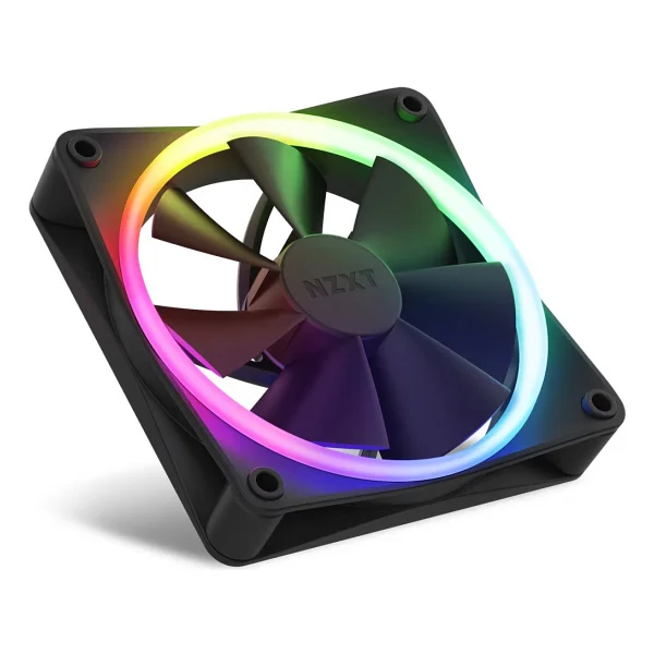 Nzxt F120 RGB Rf-R12tf-B1 Siyah 12 Cm 3'lü Kasa Fanı - Görsel 2