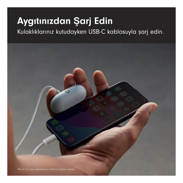Beats Solo Buds TWS Mat Siyah Kulak İçi Bluetooth Kulaklık - Görsel 4