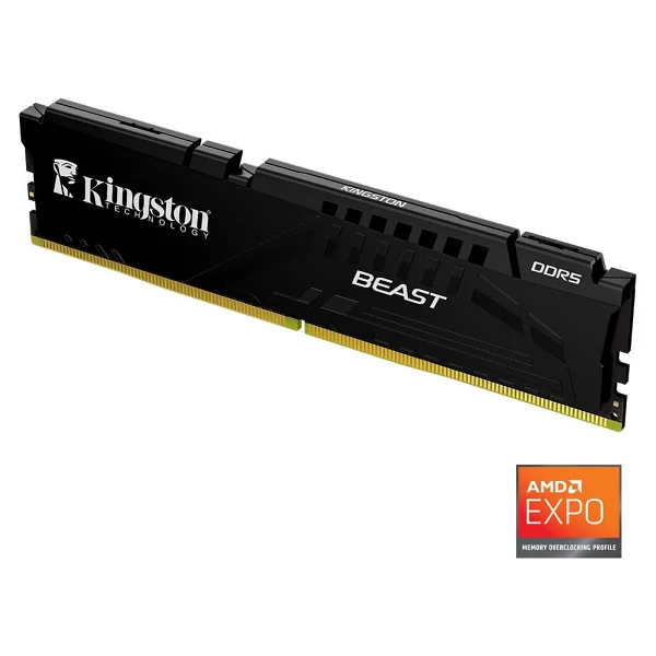 Kingston Fury Beast Expo 16 GB 6000 MHz Cl36 Kf560c36bbe2/16tr DDR5 RAM - Görsel 3