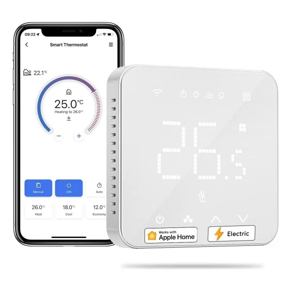 Meross Wi-Fi HomeKit Google Assistant Uyumlu Akıllı Termostat - Görsel 2