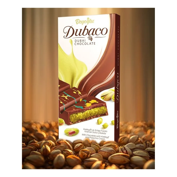 Beyoğlu Dubaco Çıtır Kadayıflı Dubai Çikolatası 200 Gr - Görsel 5