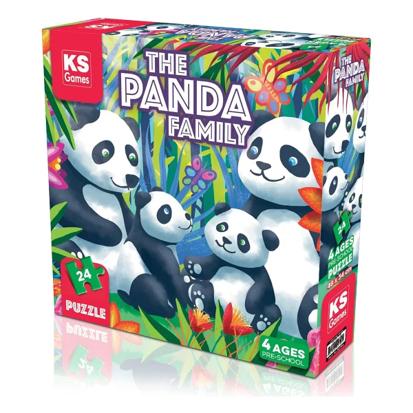 Ks Games The Panda Family Puzzle 24 Parça 32706 - Görsel 4