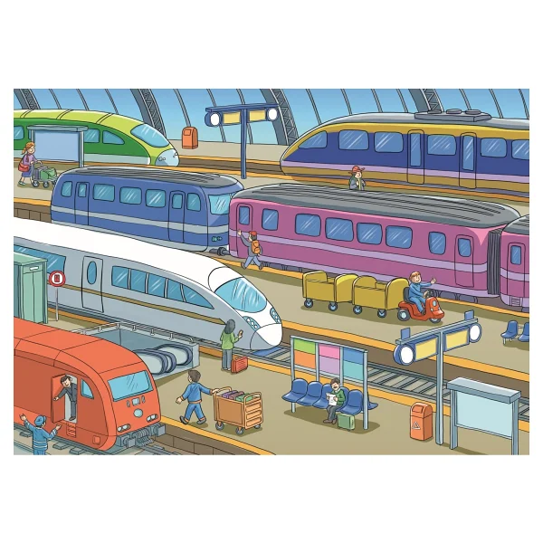 Ks Games The Railway Station Puzzle 35 Parça 32712 - Görsel 5