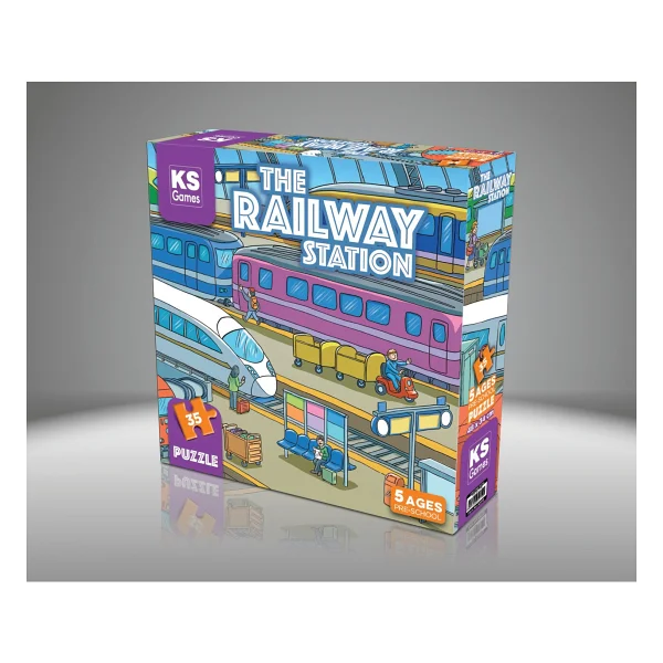 Ks Games The Railway Station Puzzle 35 Parça 32712 - Görsel 3