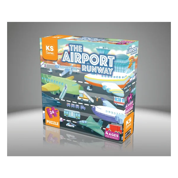 Ks Games The Airport Runway Puzzle 24 Parça 32707 - Görsel 5