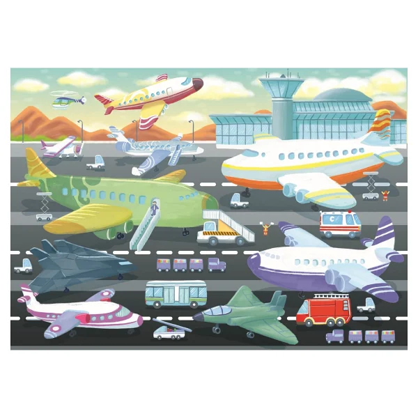 Ks Games The Airport Runway Puzzle 24 Parça 32707 - Görsel 4