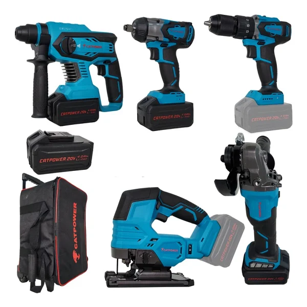 Catpower 4150 20 V 3 Akülü 4 Ah Elektrikli El Aletleri Seti - Görsel 3