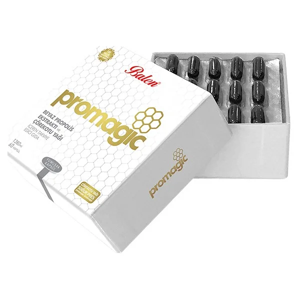 Balen Promagic Beyaz Propolis Ekstraktı Ve Çörekotu Yağı 60 Kapsül - Görsel 3