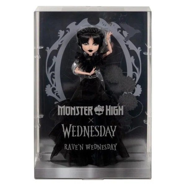 Monster High Wednesday Balo Elbiseli Bebek Hxj03 - Görsel 2